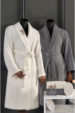 10 Parça Kadın Erkek Bornoz...