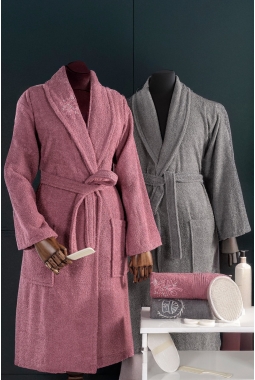 10 Parça Kadın Erkek Bornoz...