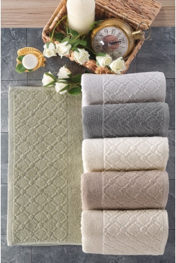 ALARA 6'lı Jakarlı Kadife...