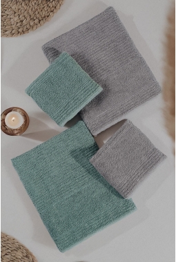 4'lü Banyo Havlu Seti Hamam...